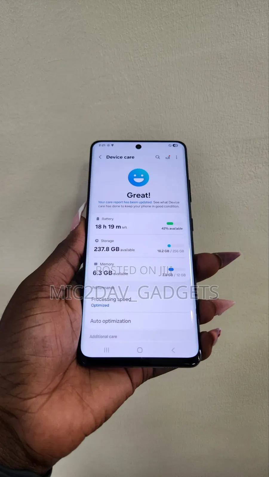 Samsung Galaxy S21 Ultra 5G 256 GB Black