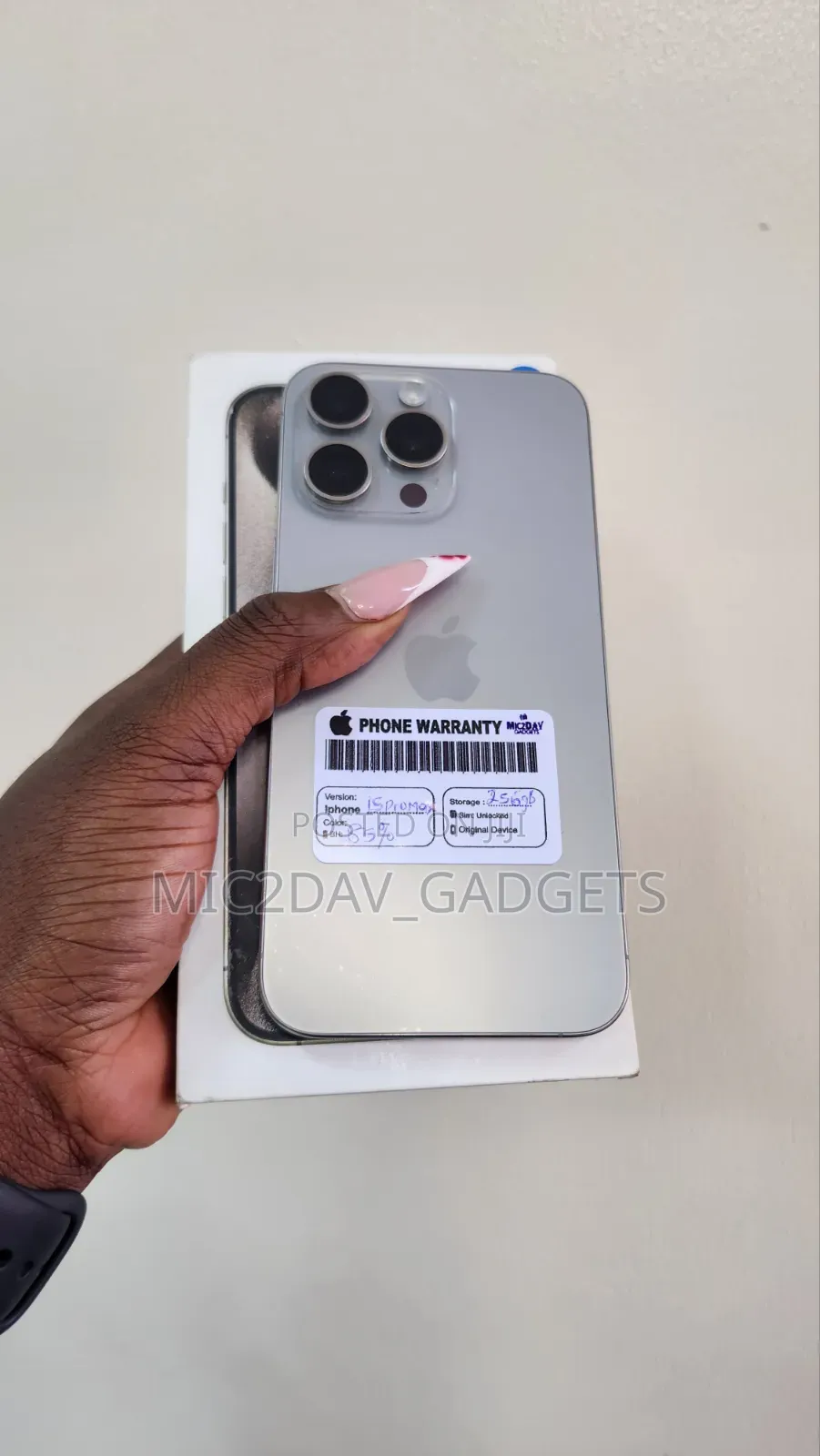 Apple iPhone 15 Pro Max 256 GB Silver
