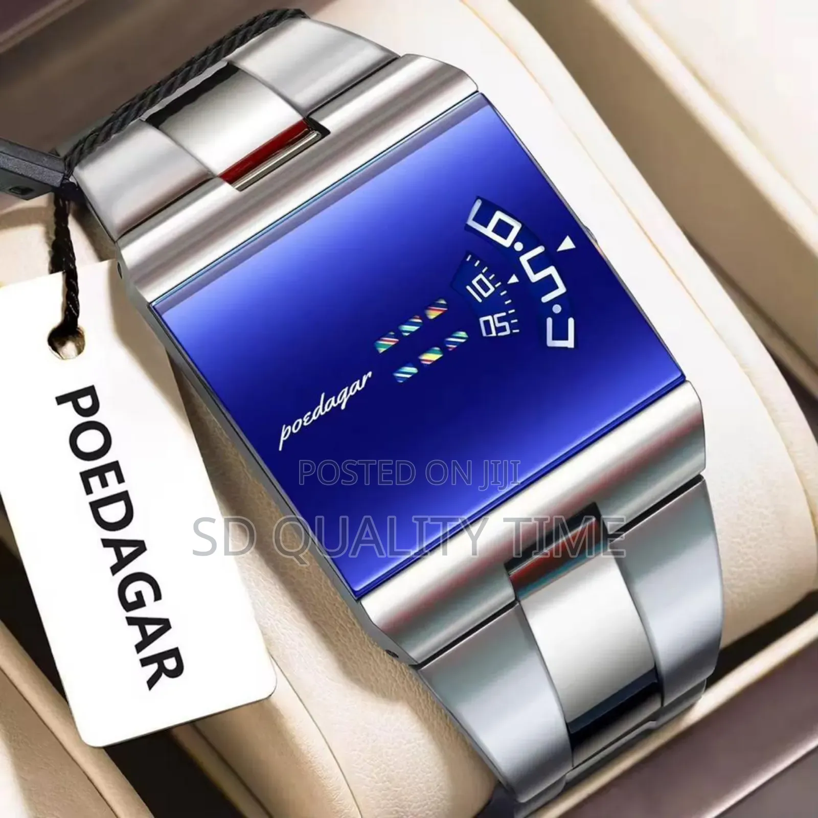 Poedagar Digital Display Classic Watch