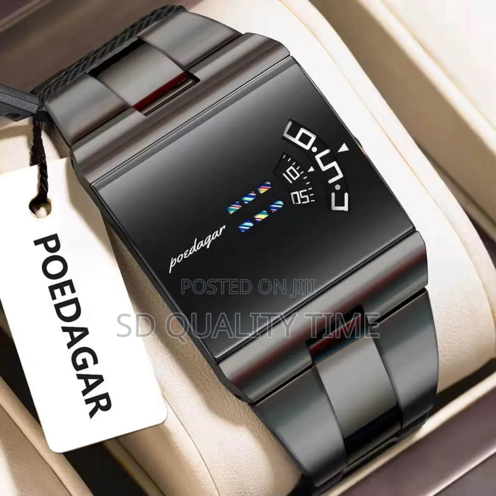 Poedagar Digital Display Classic Watch