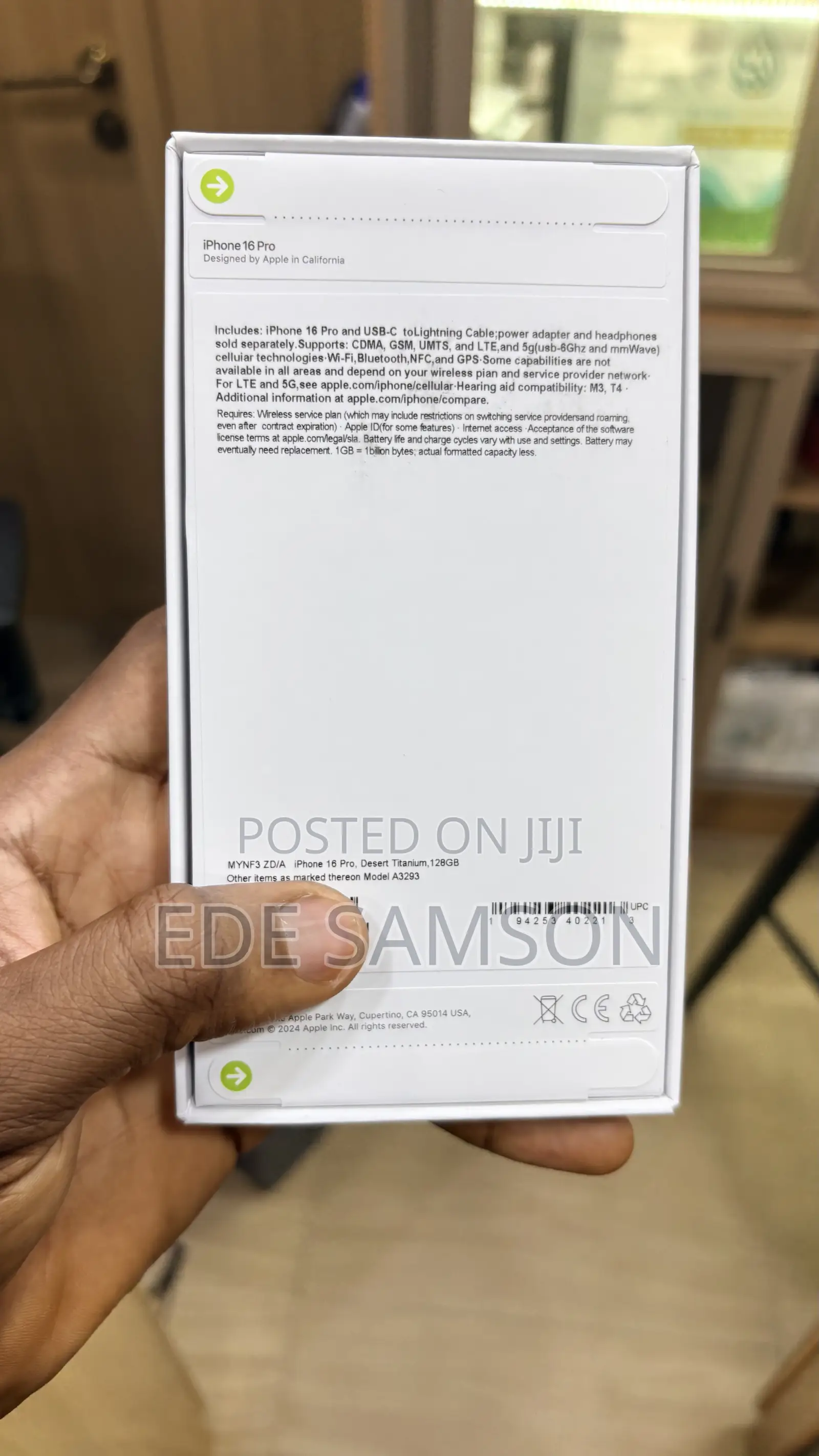 New Apple iPhone 16 Pro 128 GB