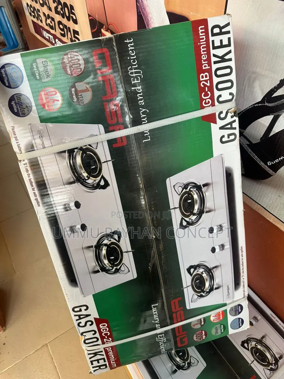 Qasa QGC-2b Premium Inbuilt Cooker