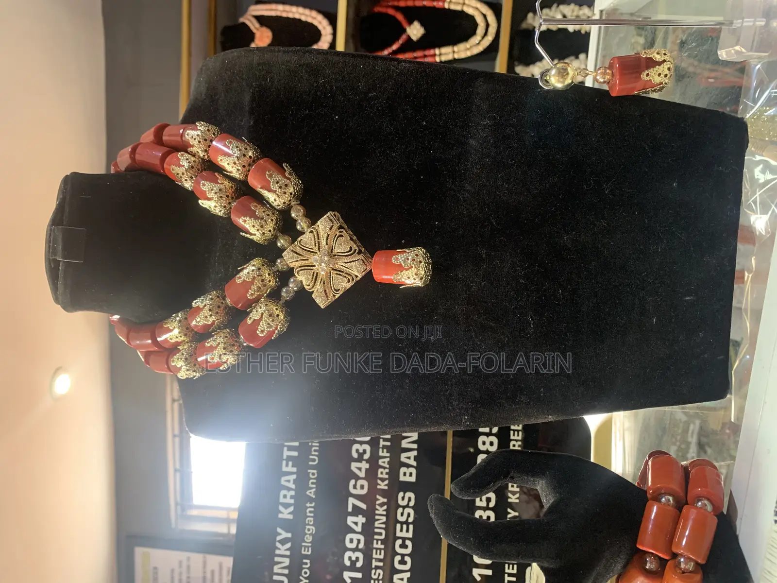 Coral Beaded Jewelry
