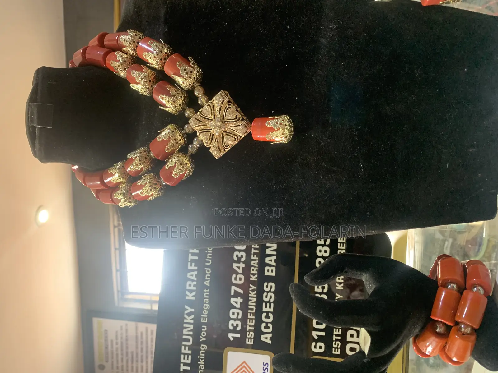Coral Beaded Jewelry