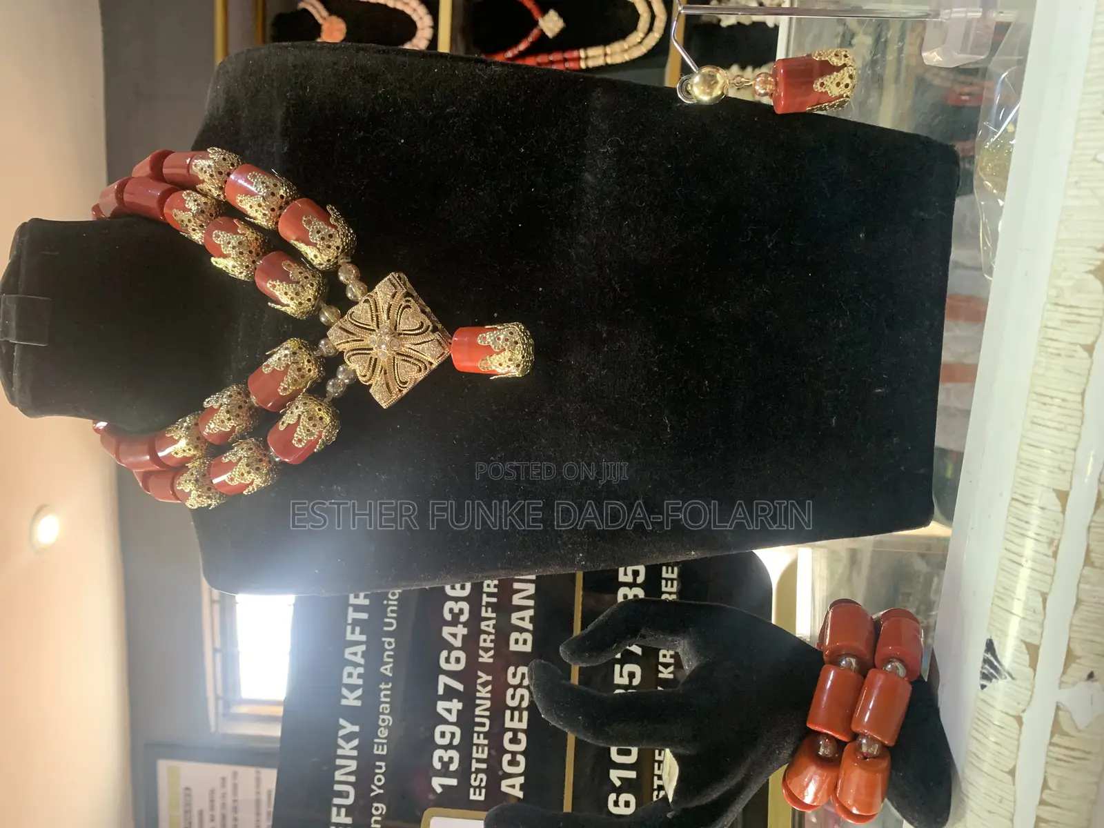 Coral Beaded Jewelry