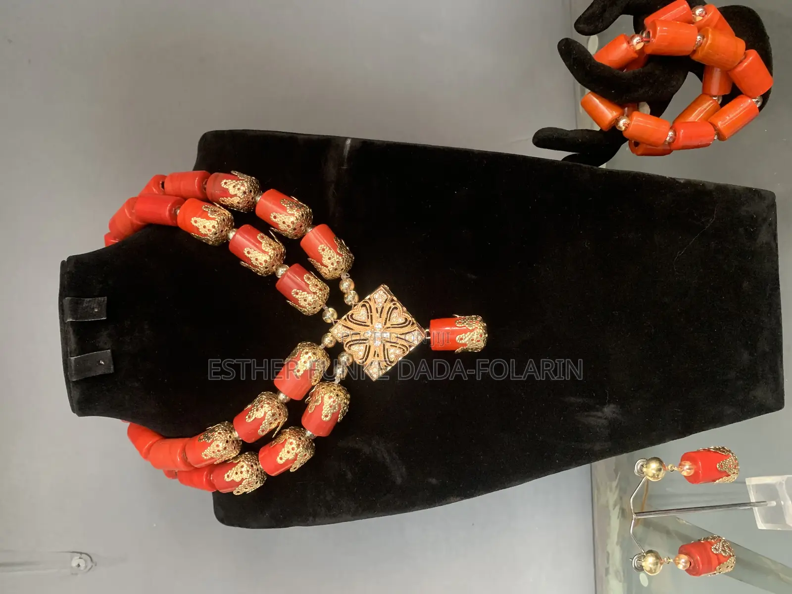 Coral Beaded Jewelry