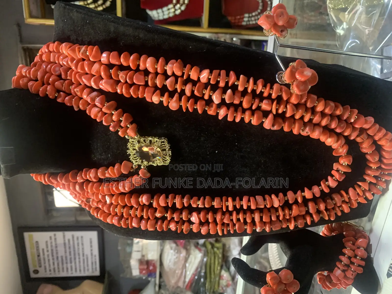 Coral Beaded Jewelry