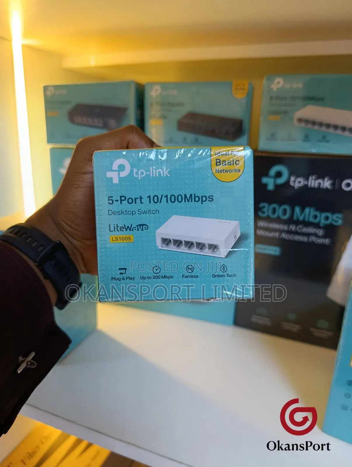 Tp-Link 5 Port Gigabit Poe Switch 10/100 Tlsg105 Tl-Sf1005d Tl-Sg1005p