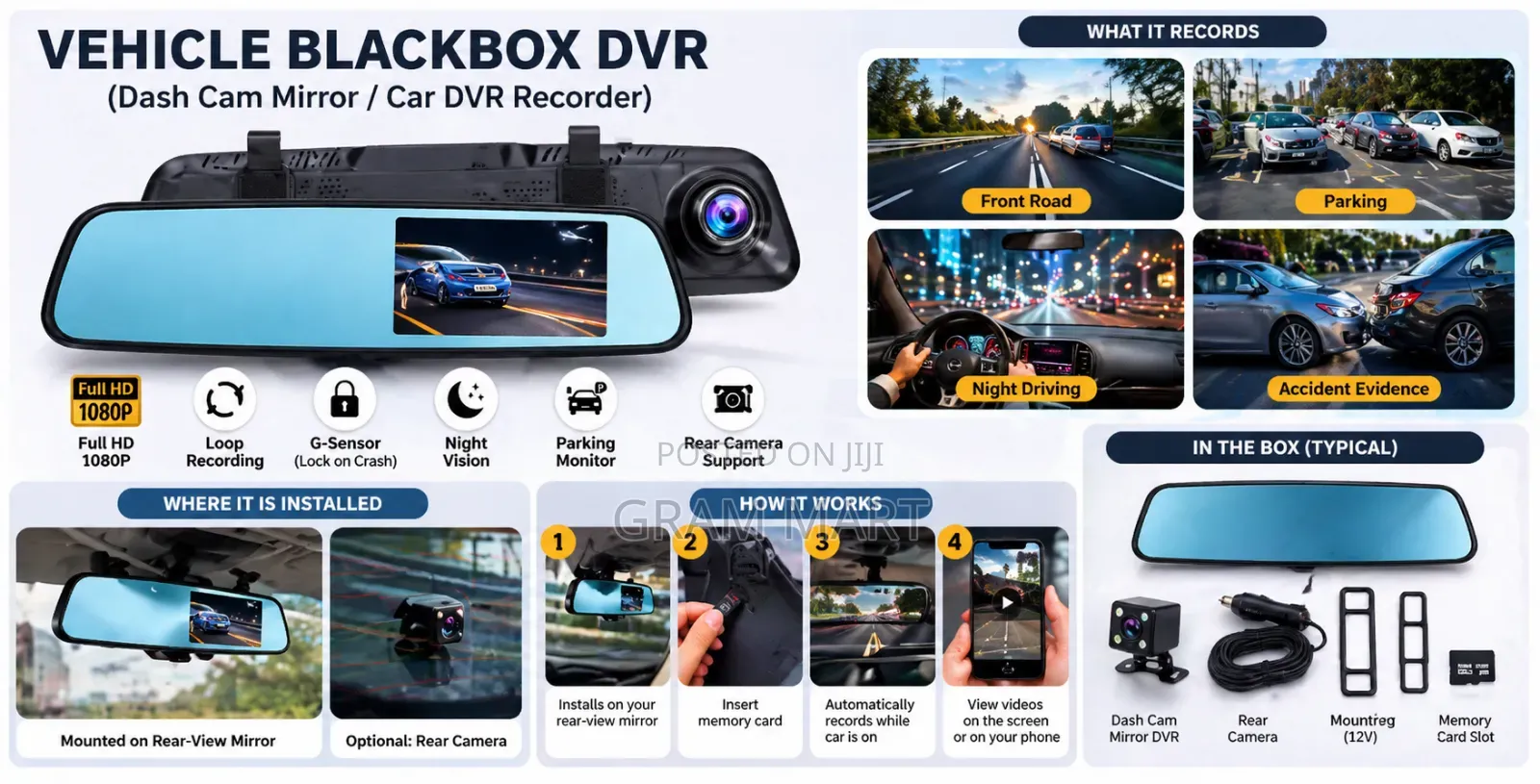 Vehicle Blackbox DVR