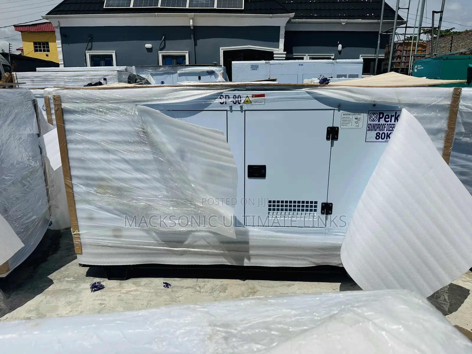 Perkins Soundproof Generator 80kva Diesel Perkins Engine