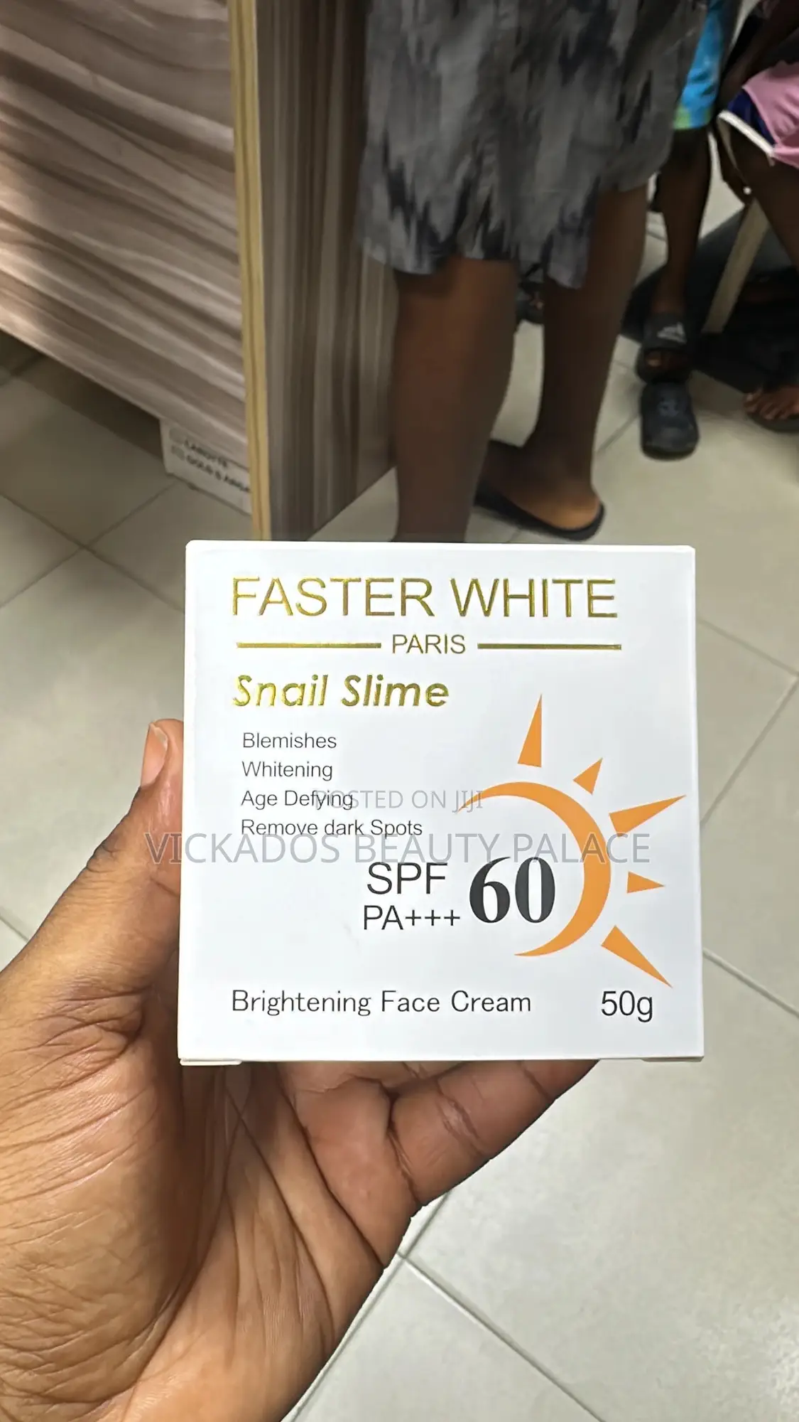 Faster White Snail Slime Face Cream