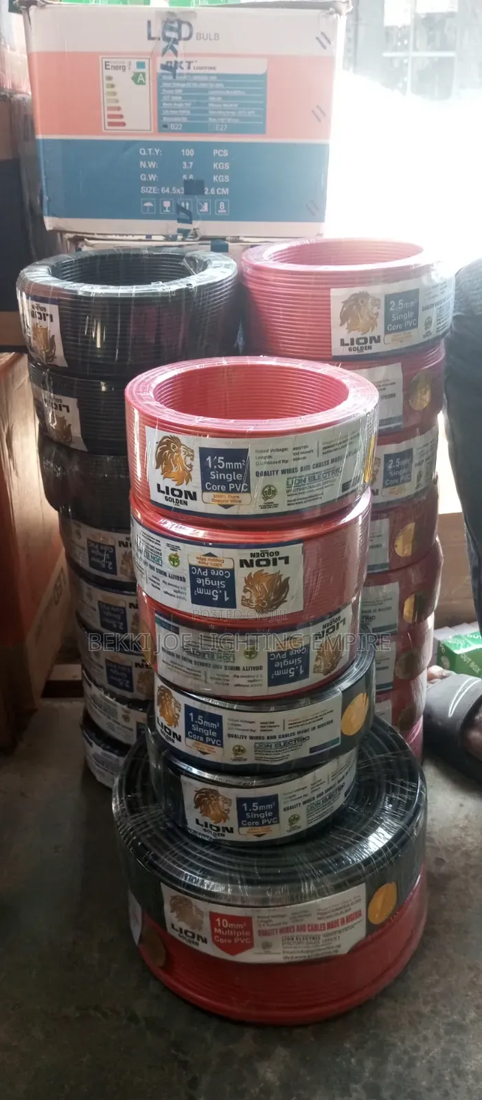 Original Lion Cable Nigeria Standard (Son) Approved