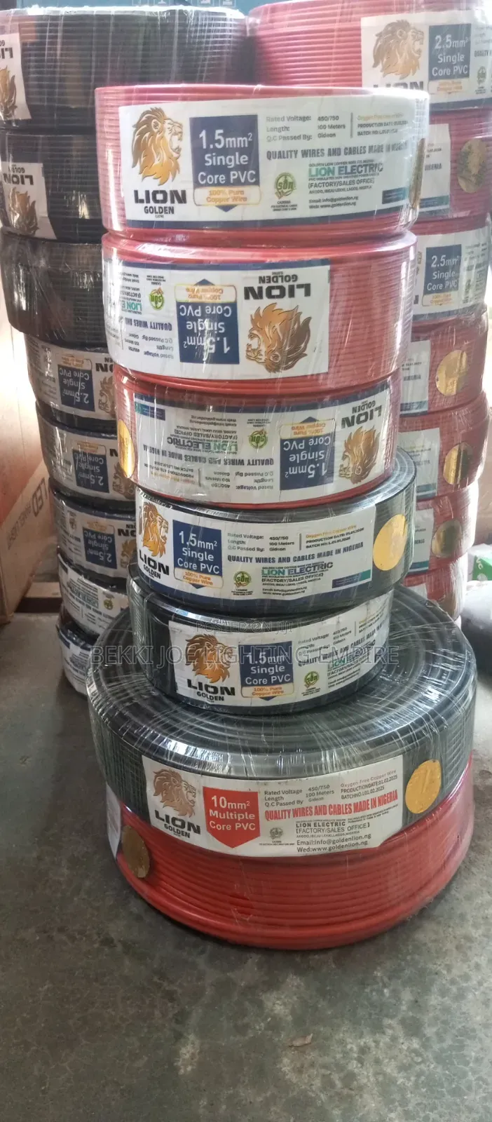 Original Lion Cable Nigeria Standard (Son) Approved