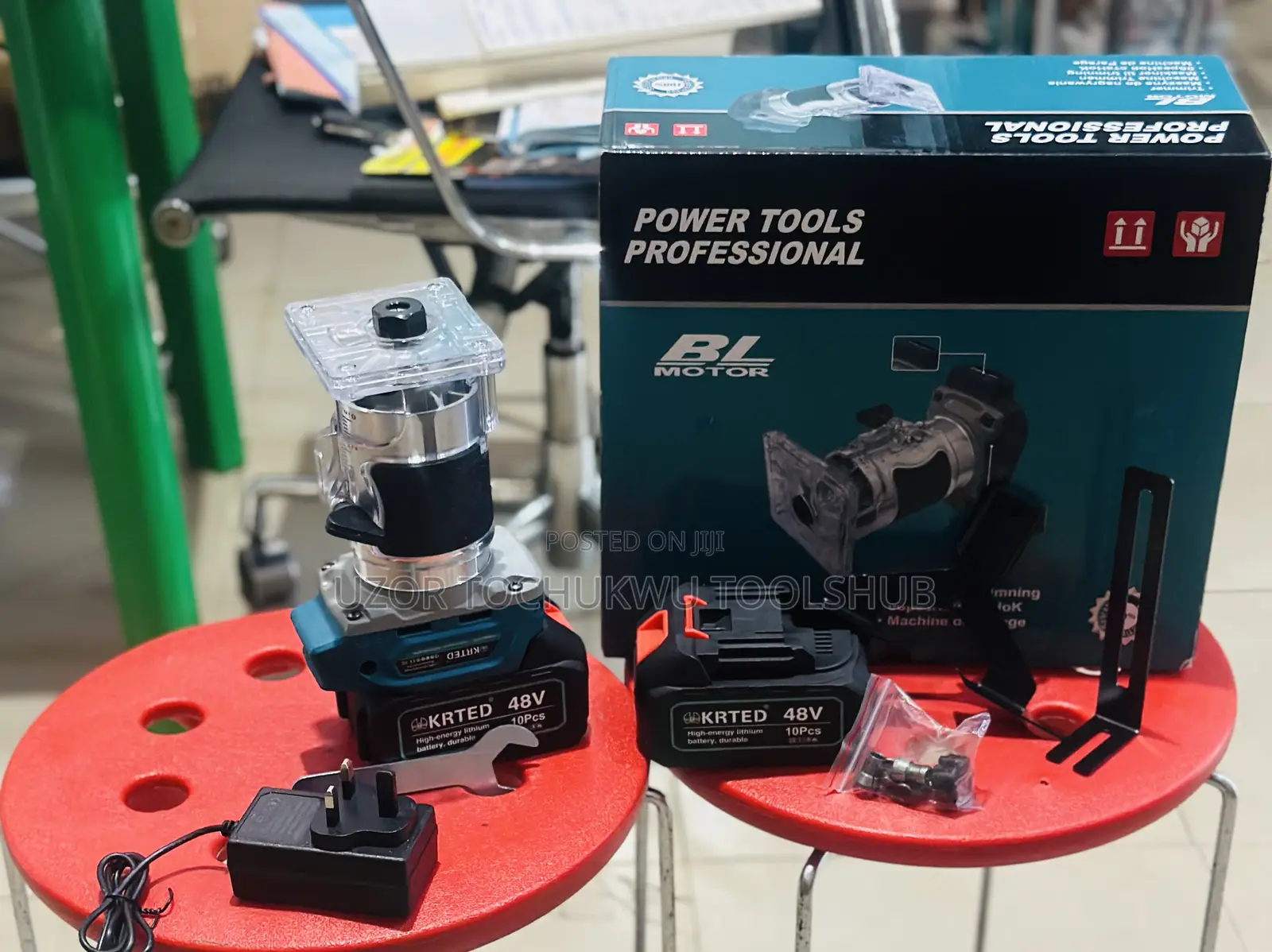 48v Cordless Wood Router Trimmer – Rechargeable Wood Carving Machine