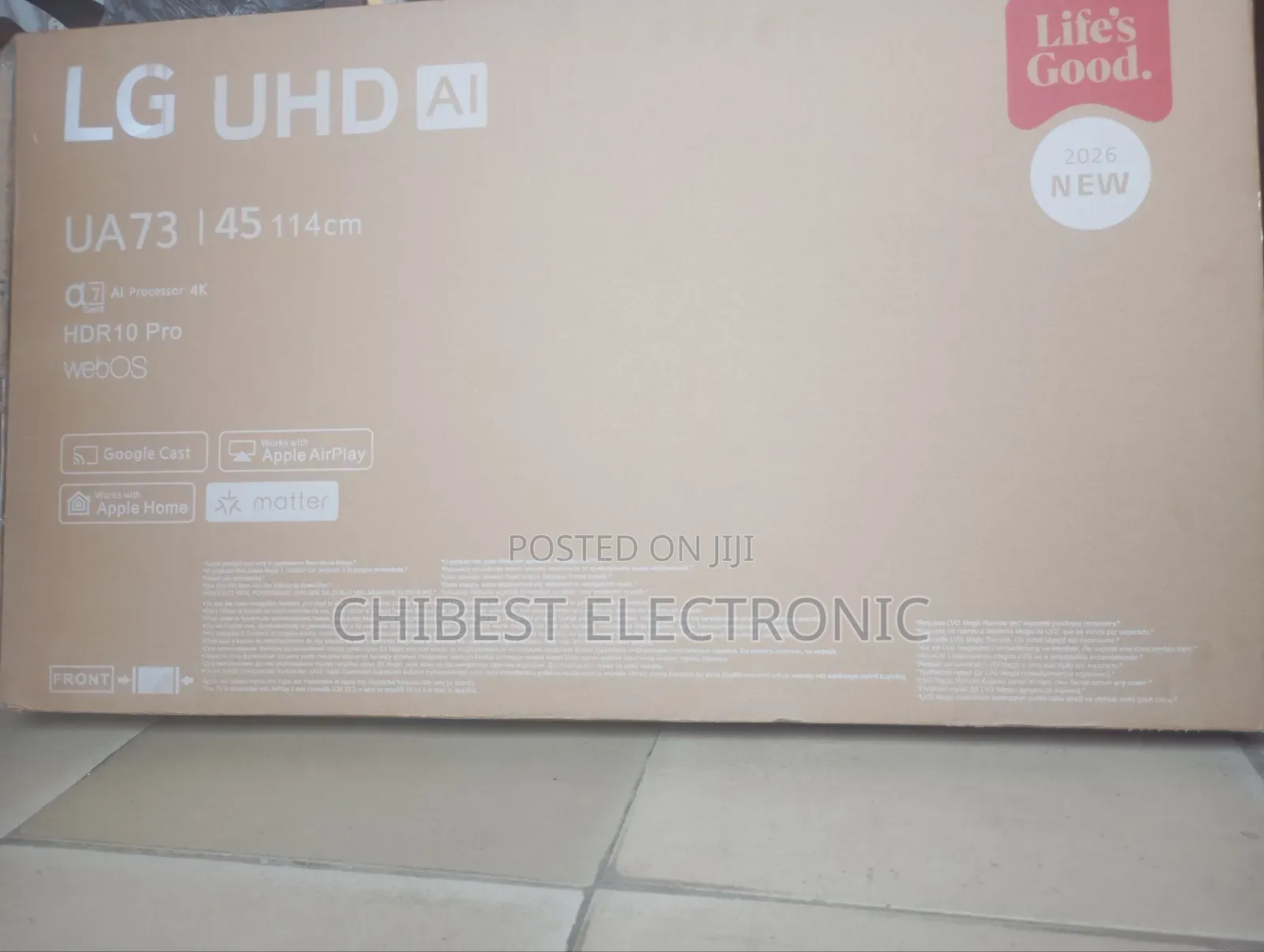 Smart Tv 43 Inches 108cm With Two Years Warranty Brand New
