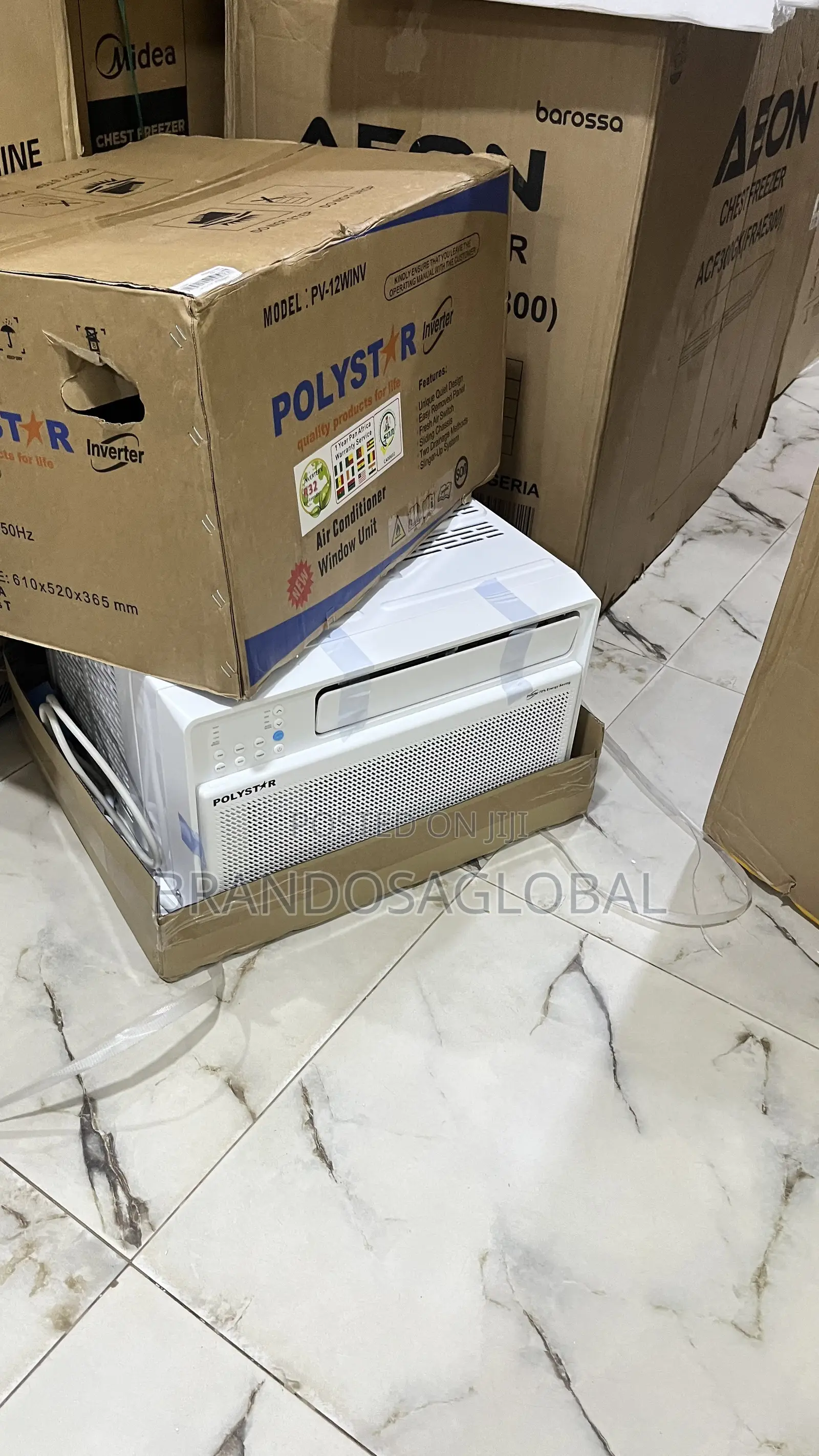 Polystar 1.5hp Inverter Window Ac [Pv-12winv]-Quiet Ac Machine