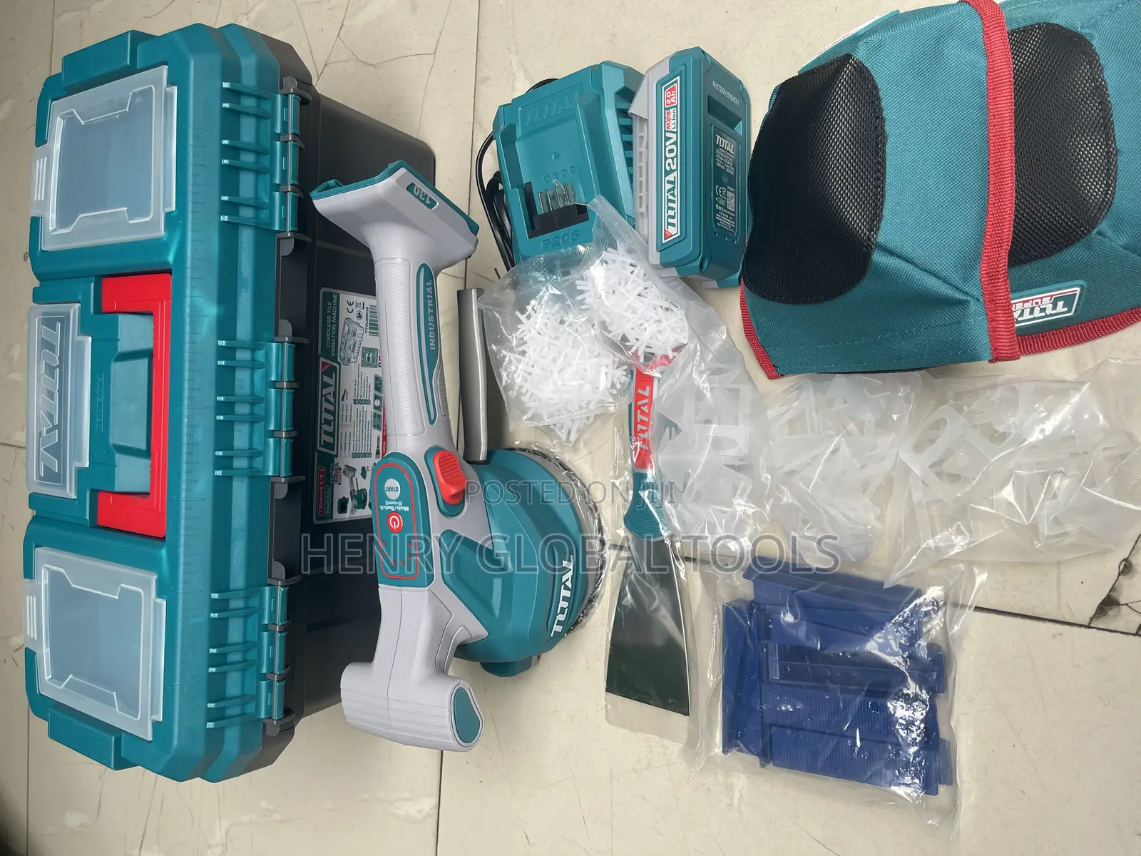 20v Total Cordless Tiles Vibrator Machine