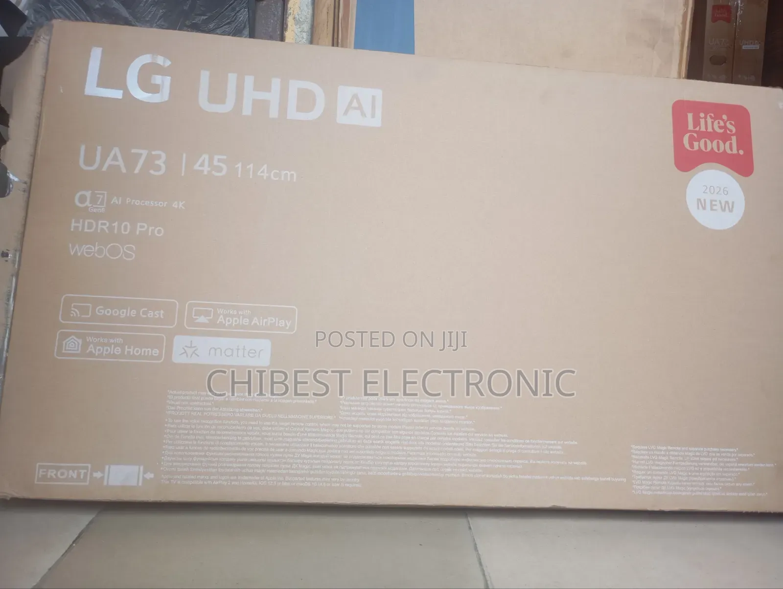 Lg Smart Tv Uhd 43 Inches With Two Years Warranty Brand New