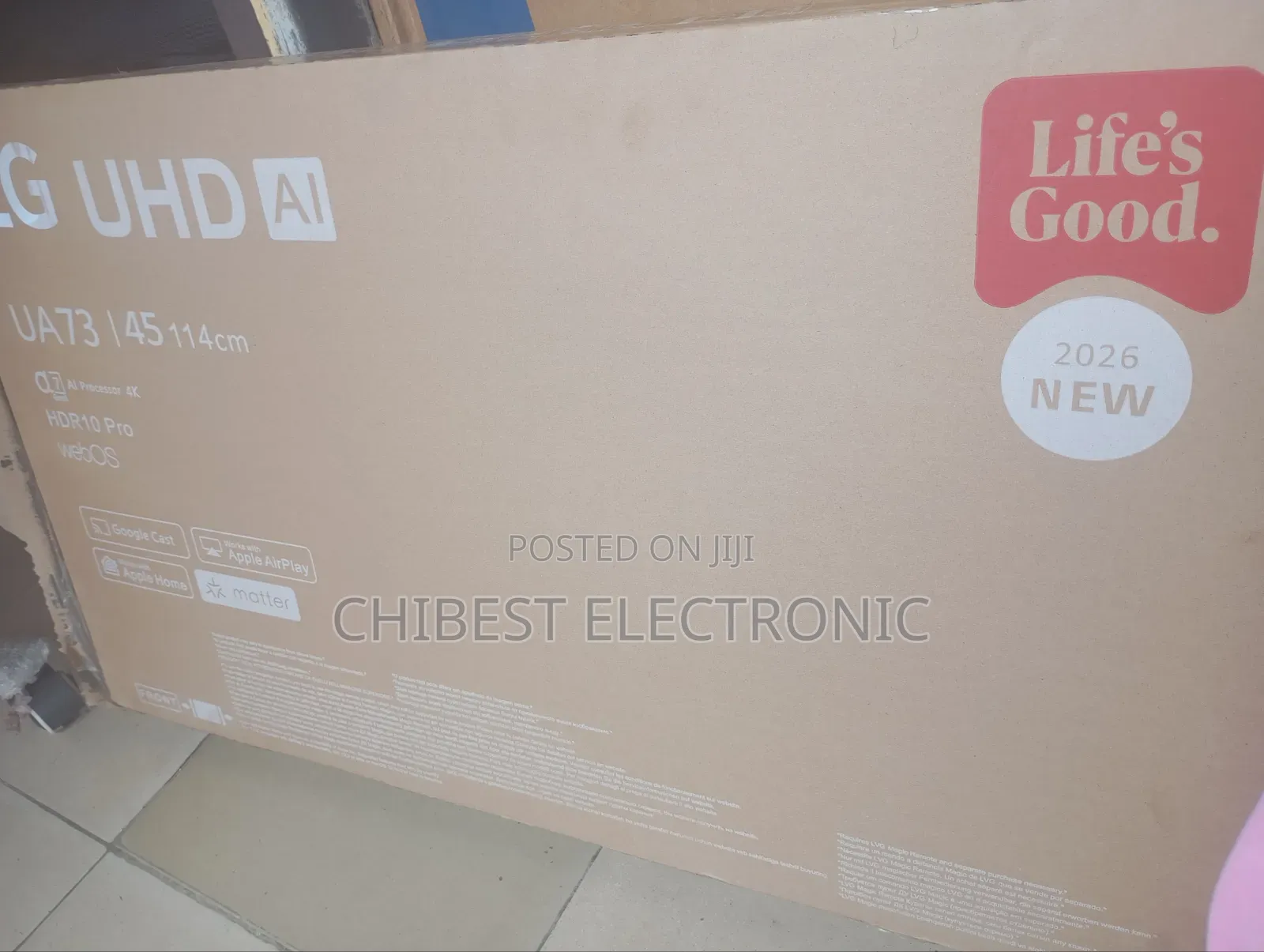 Lg Smart Tv Uhd 43 Inches With Two Years Warranty Brand New
