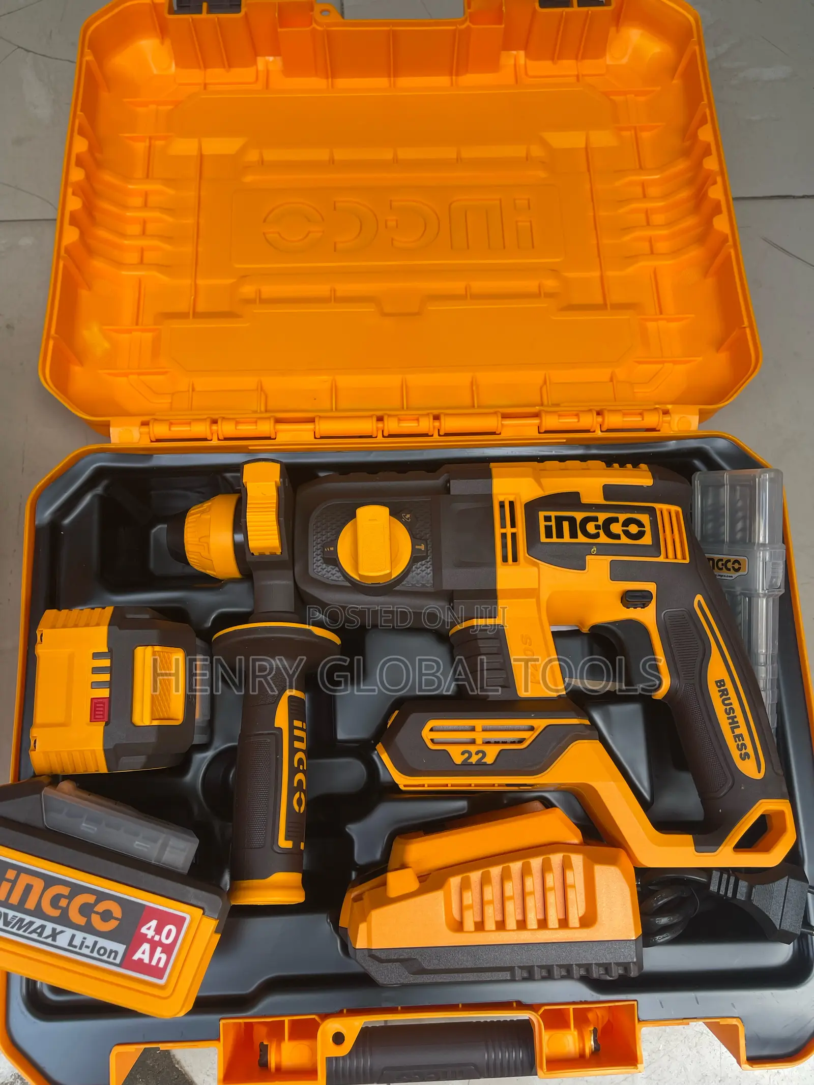 22mm Ingco Cordless Battery Rotery Hammer Machine