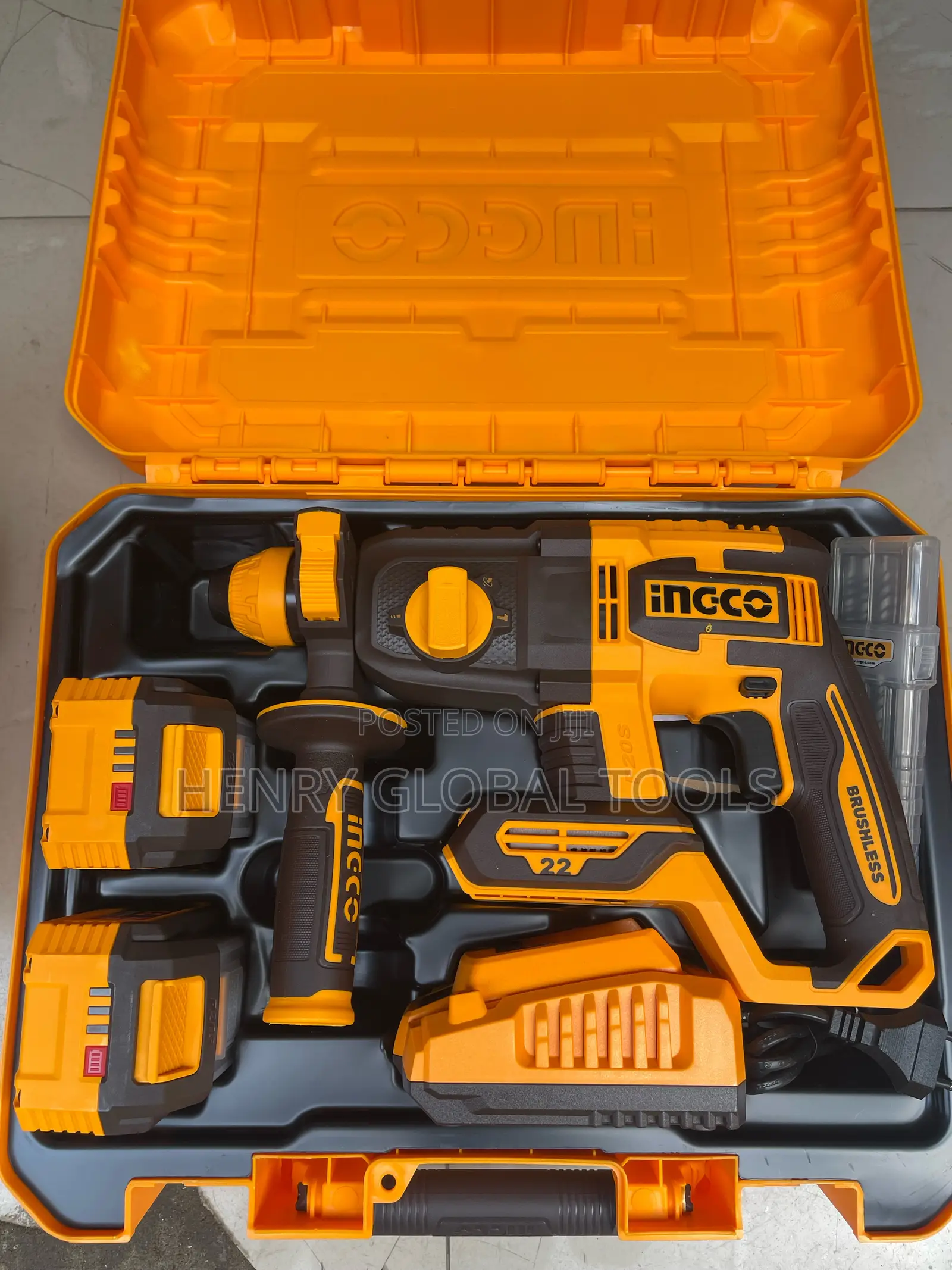 22mm Ingco Cordless Battery Rotery Hammer Machine