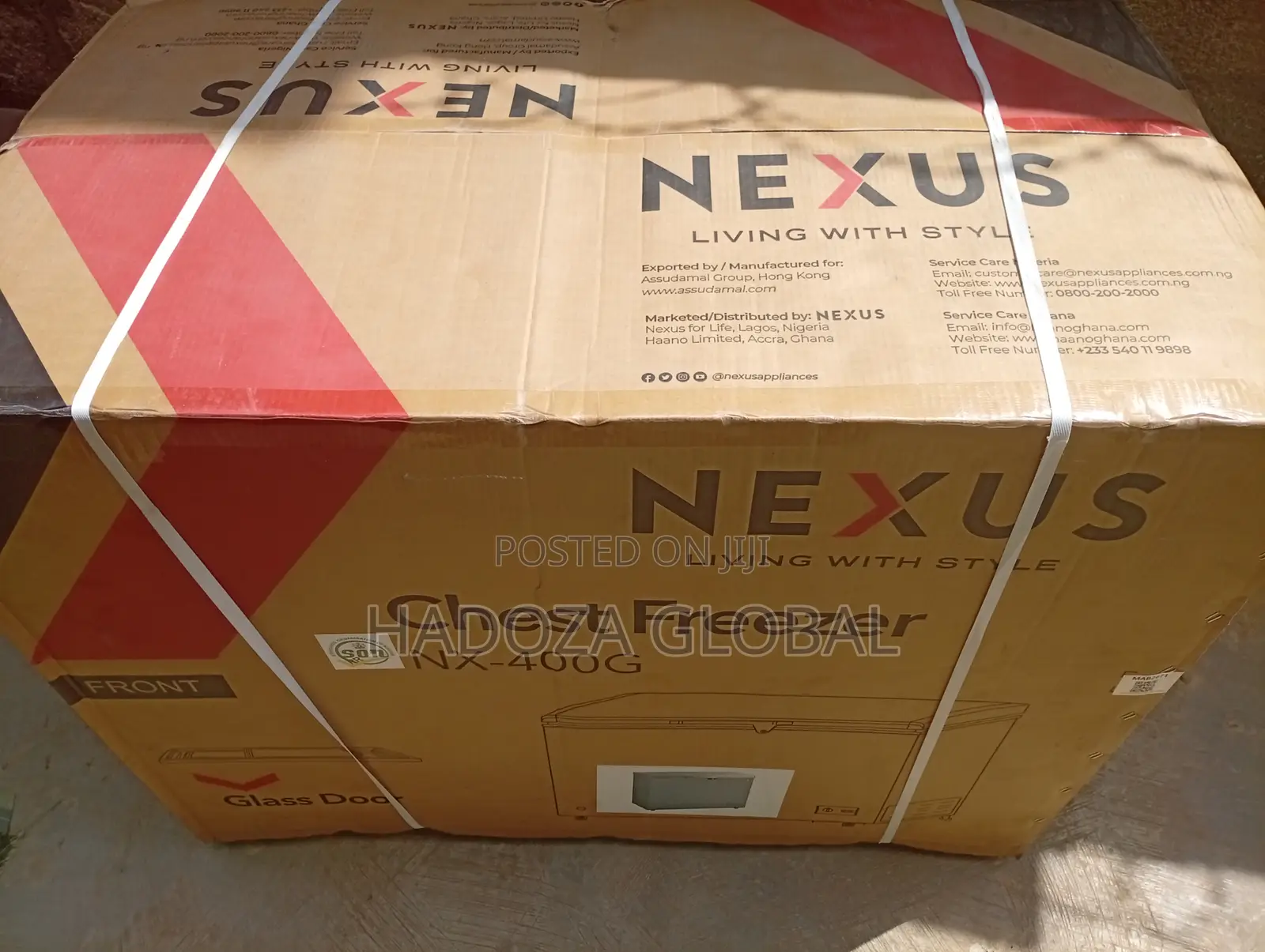 Nexus 400g Chest Freezer – Reliable Cooling With Large Storage Space