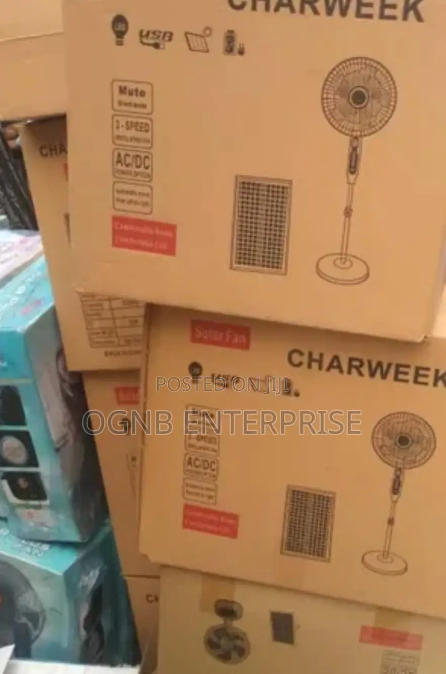 Charweek 3 in 1 Rechargeable Fan
