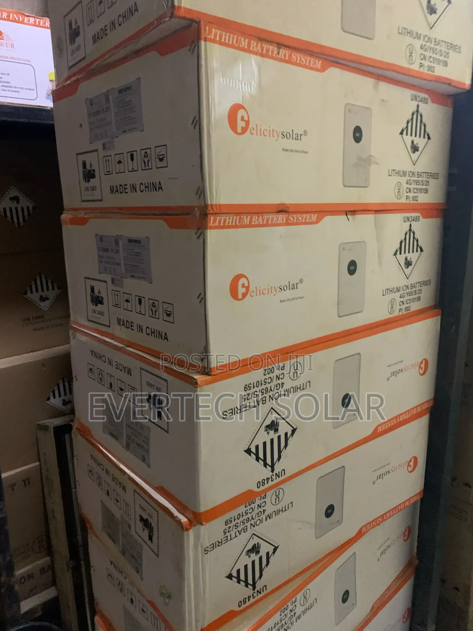 5kwhs New Model Fla 100a With Smart BMS Lithium Ion Battery