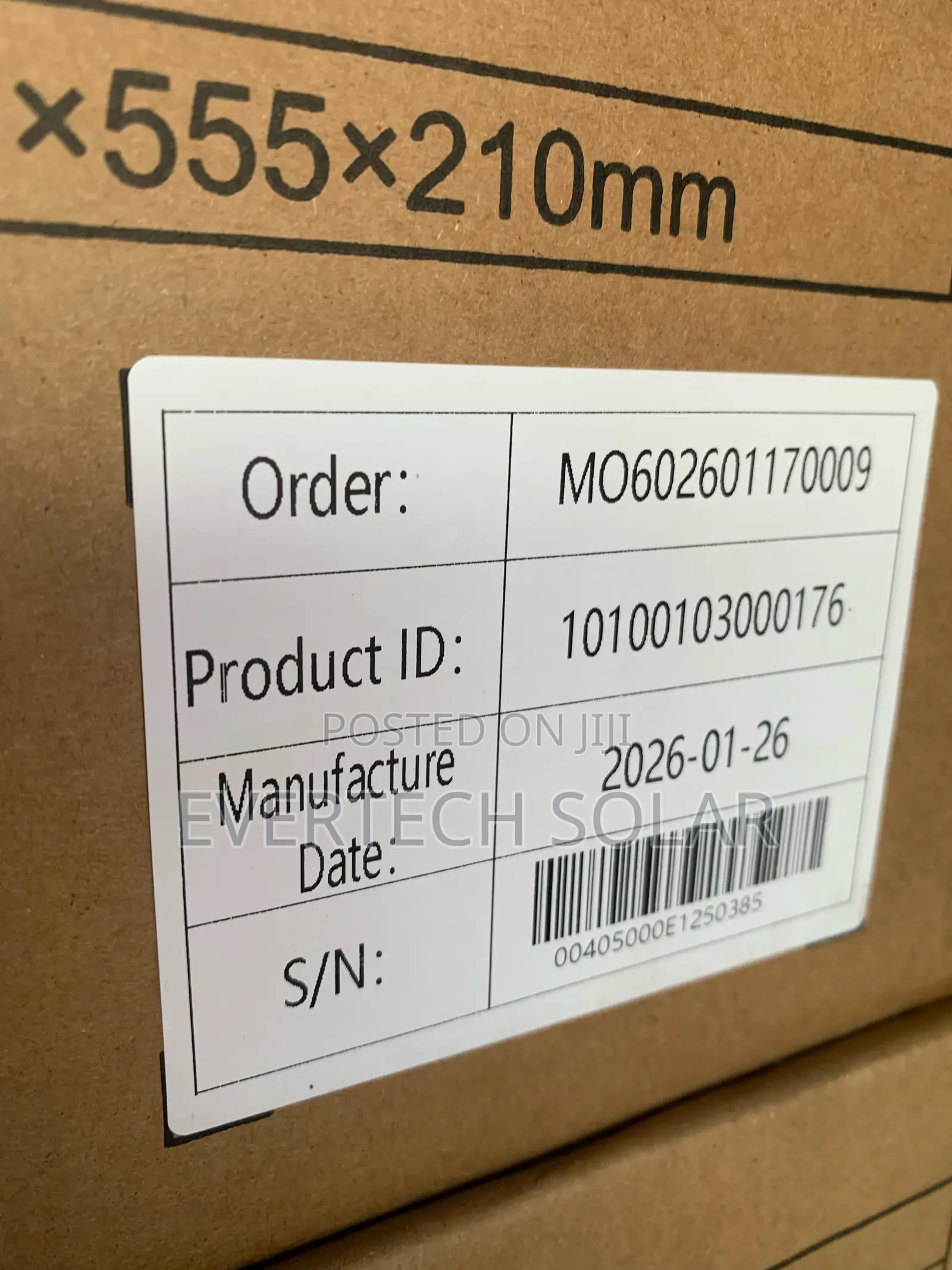 Deye 5kwhs 48v Lithium Ion Phosphate Battery With Smart BMS