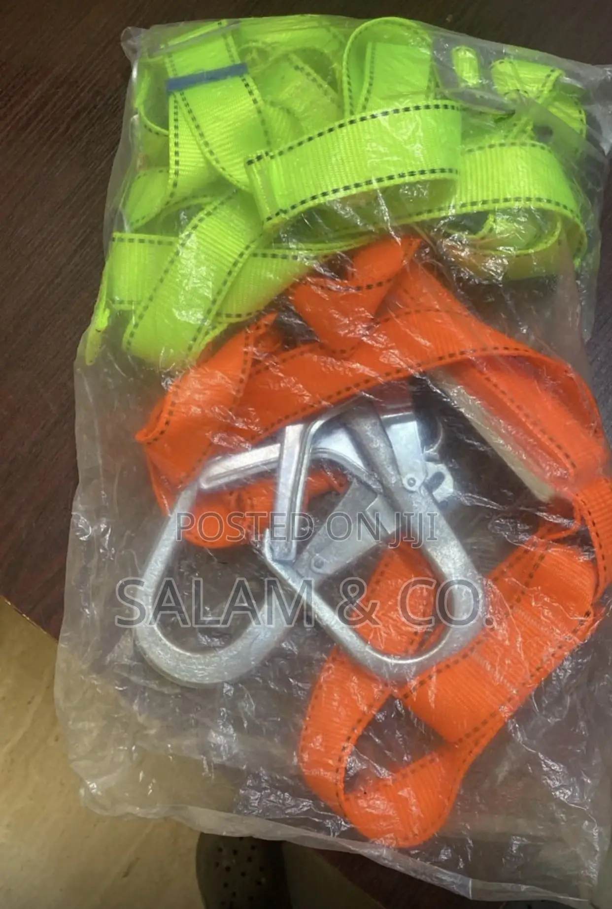 Industrial Full Body Safety Harness Double Hook With Shock Absorber