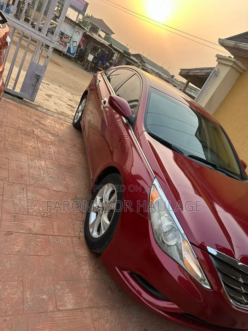 Hyundai Sonata 2011 Red