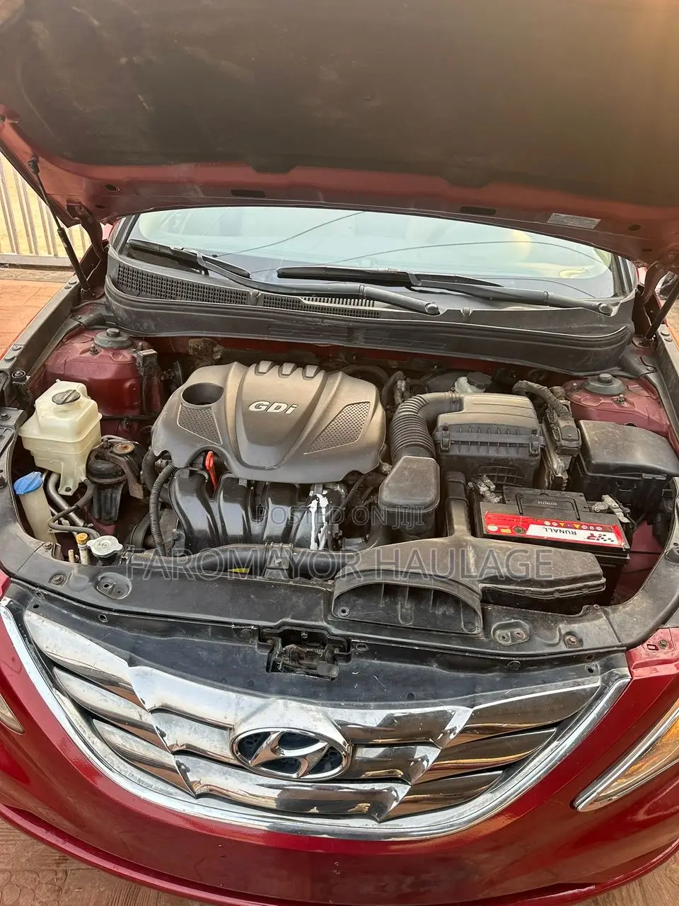 Hyundai Sonata 2011 Red