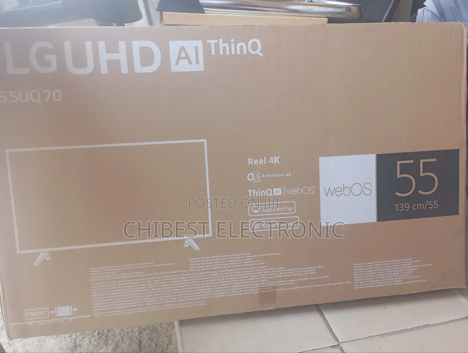 Lg Smart Tv 55 Inches Uhd Brand New With Two Year Warranty
