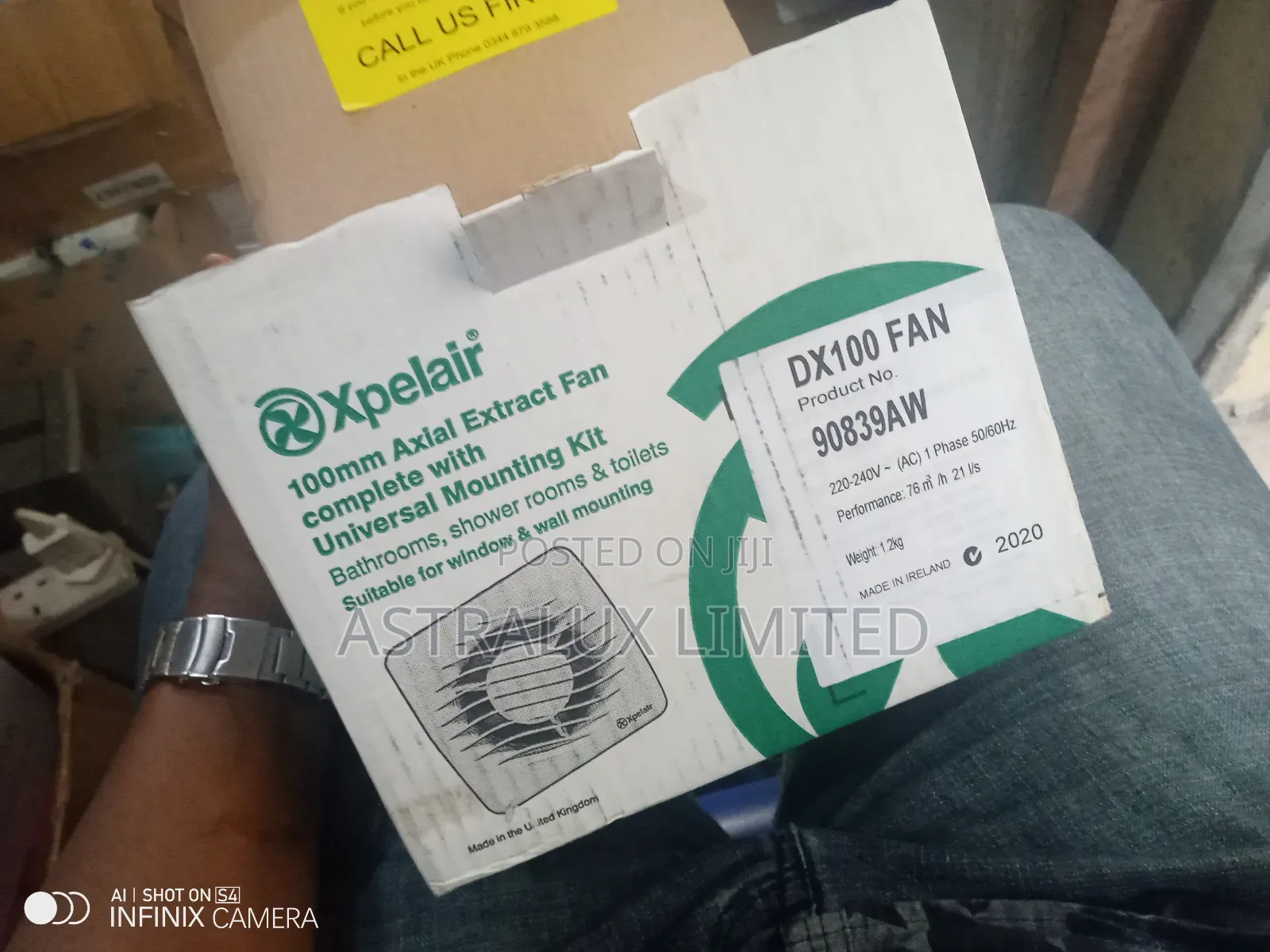 Xpelair Dx 100 4inch Fan 100mm
