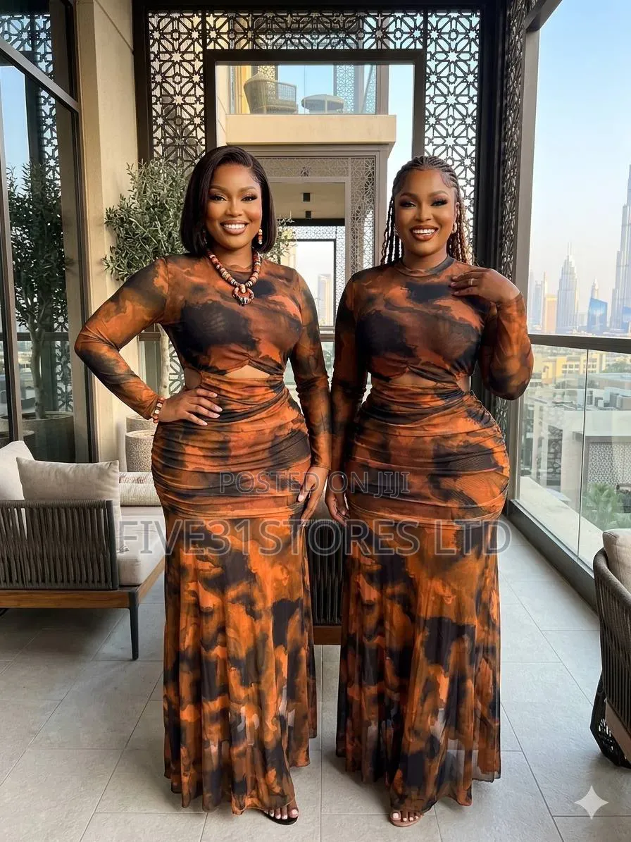 Muna Long Meshed Dress