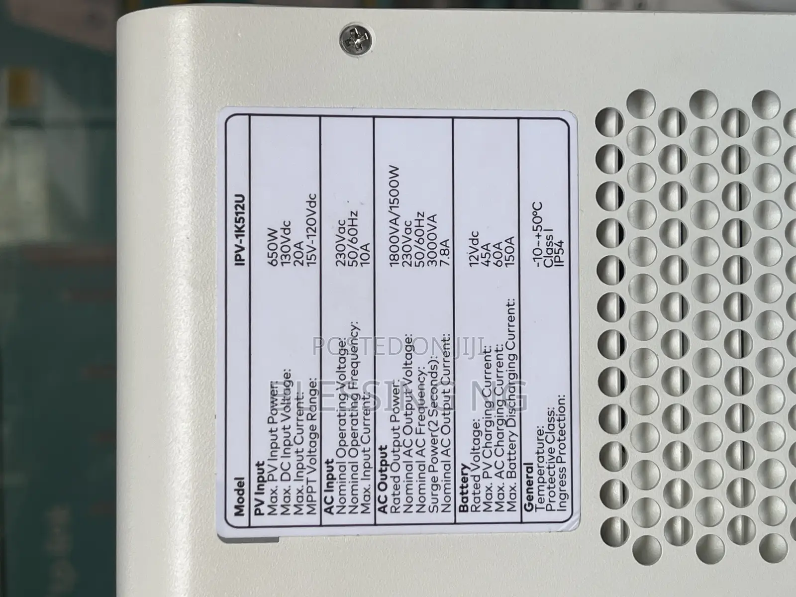 Itel Inverter 1.5kva /12vot Inverter