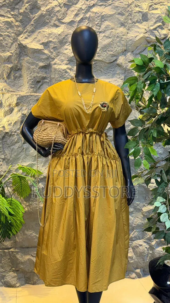 Yellow Mustard Maxi Dress