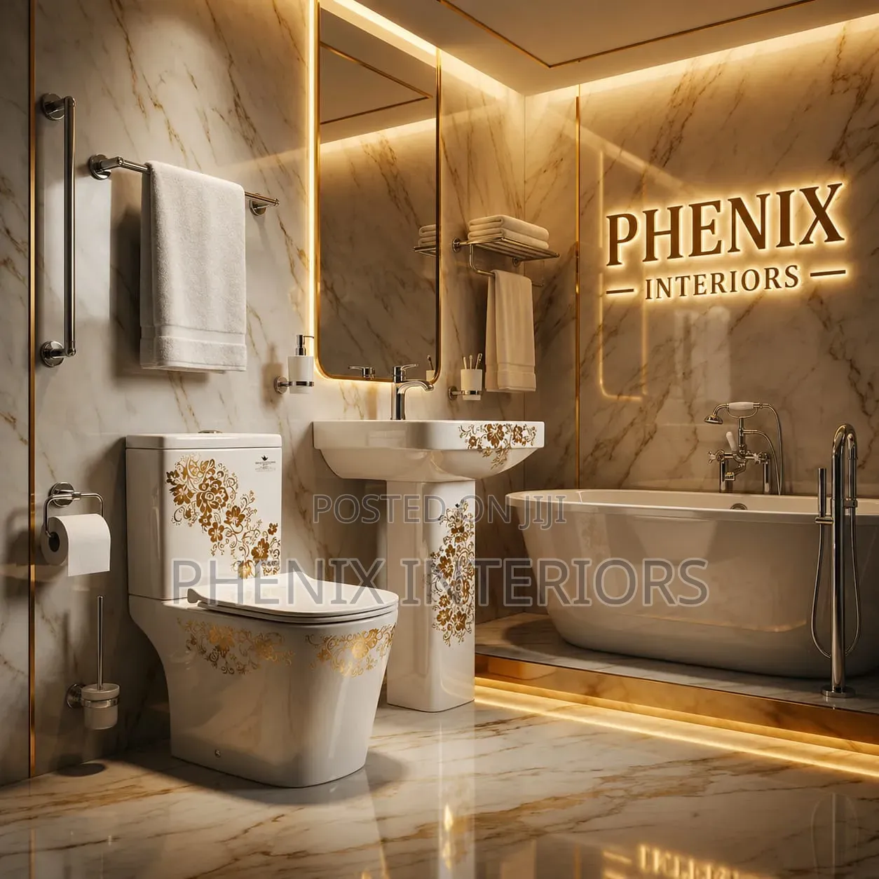 Modern Home Luxury Toilet Water Closet