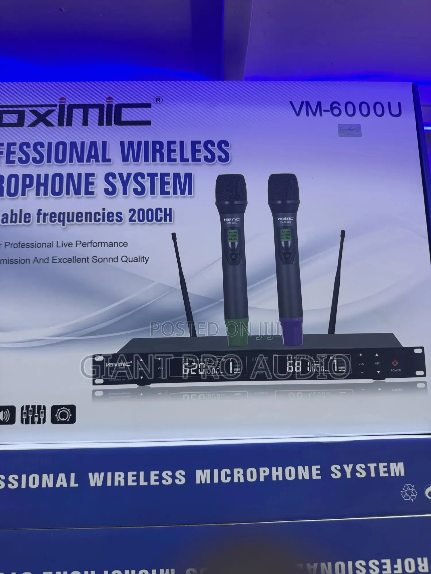 Voximic Vm -6000u Wireless Microphone