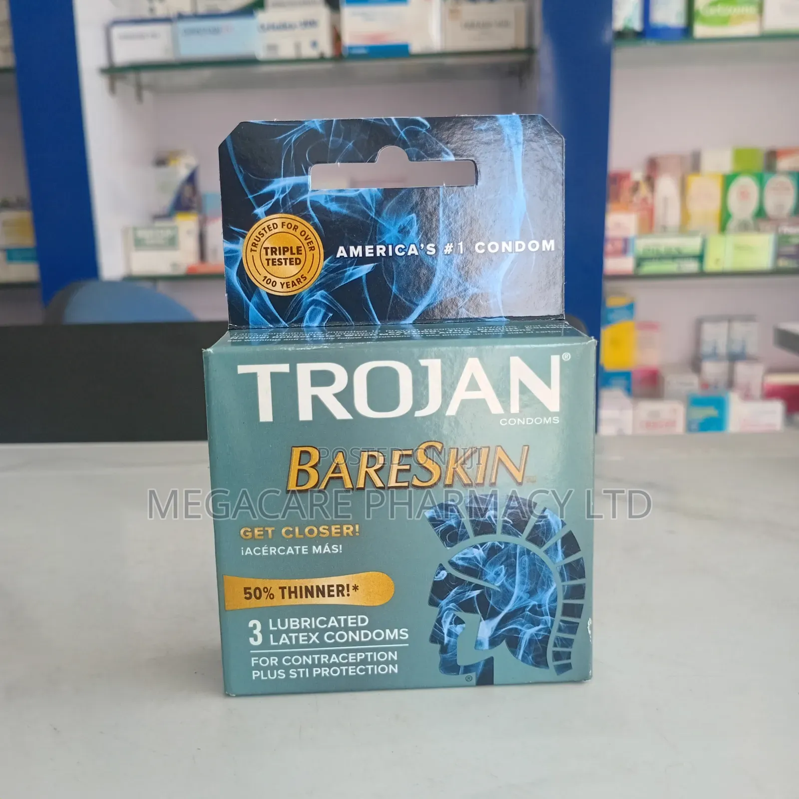 Trojan Bareskin Condom X3