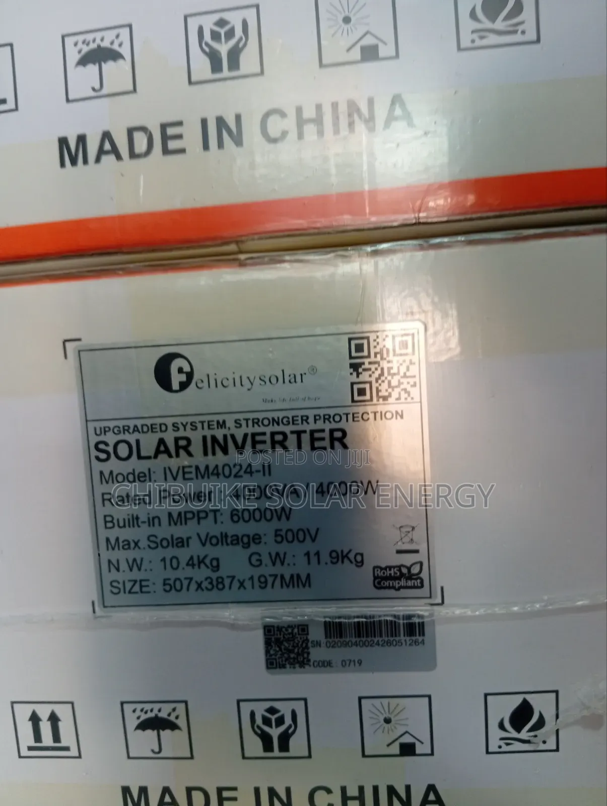 Felicity Solar Inverter Hybrid 4kva/24