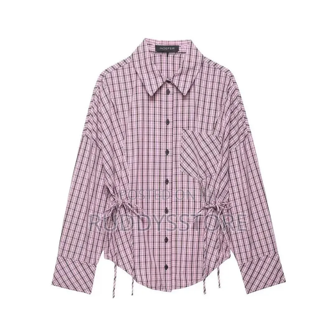 Minimalist Pink Luxe Satin Shirt