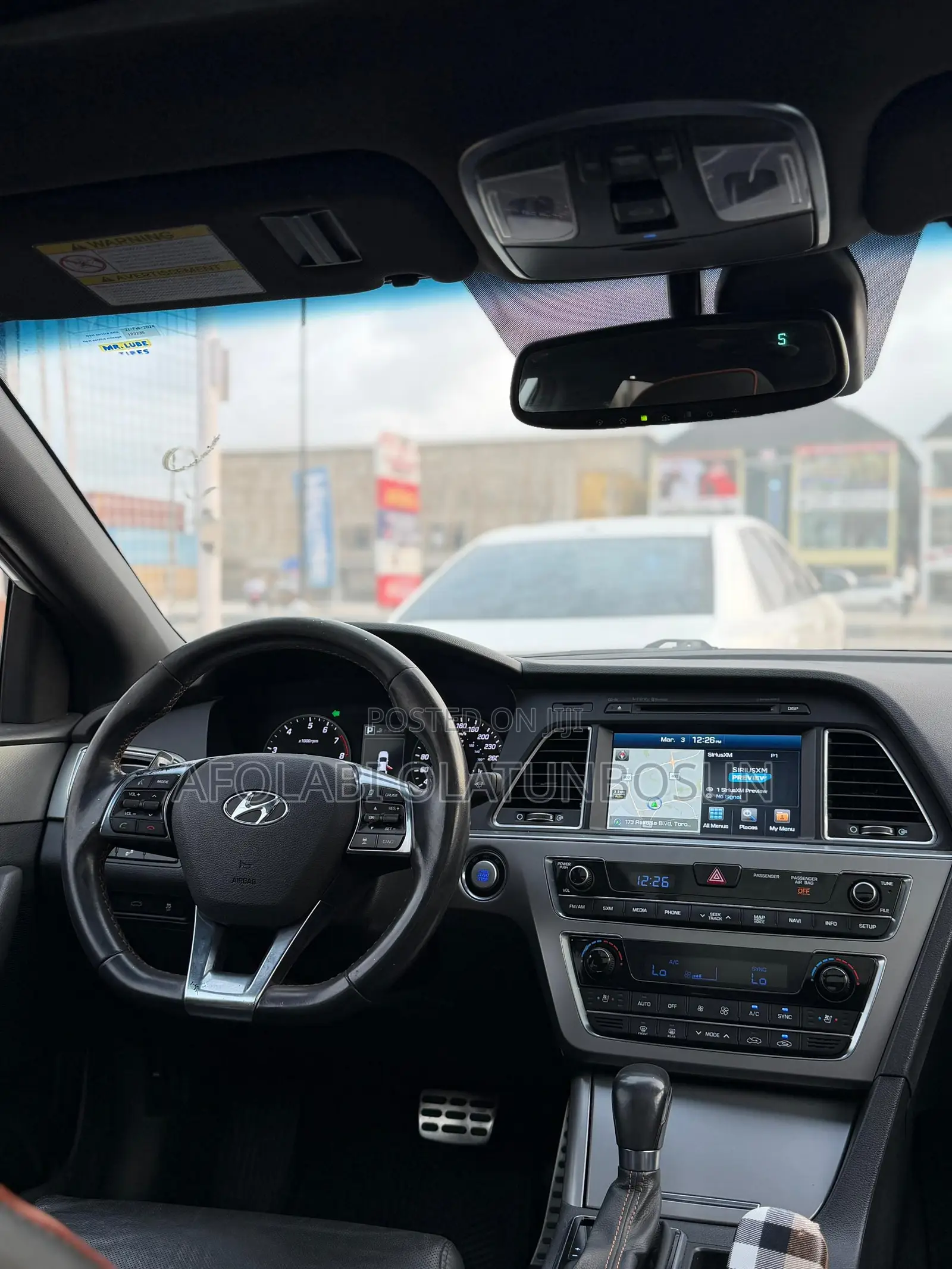 Hyundai Sonata Limited 2.0T Seban (2.0L 4cyl 6A) 2016 White