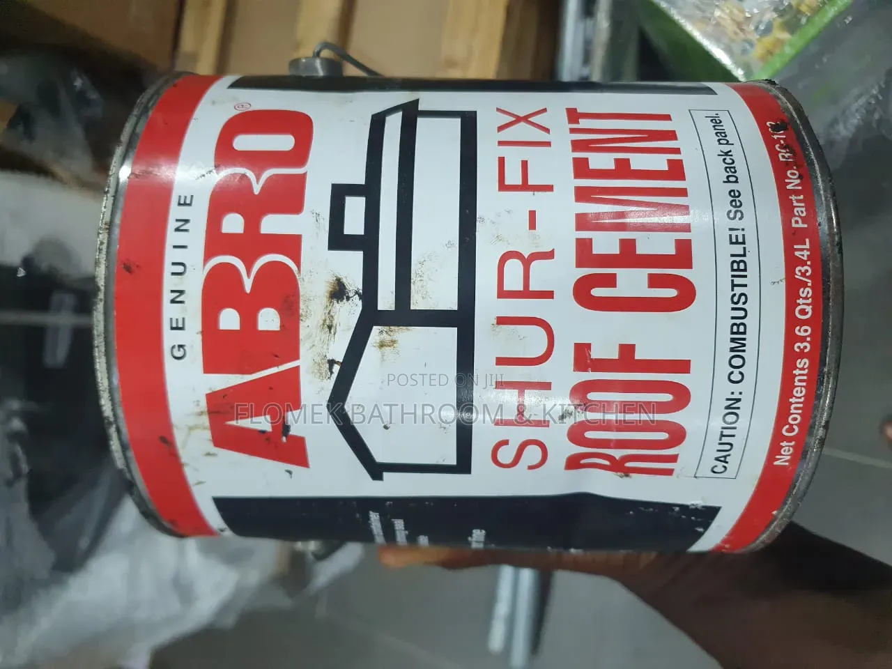 Abro Shur-Fix Roof Cement – Stop Leaks Instantly.
