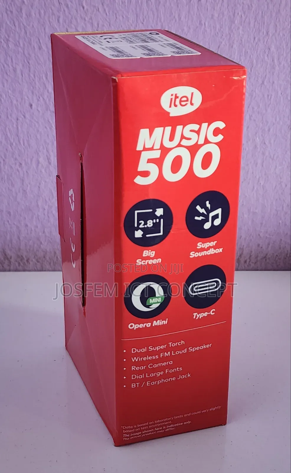New Itel Music 500 Blue