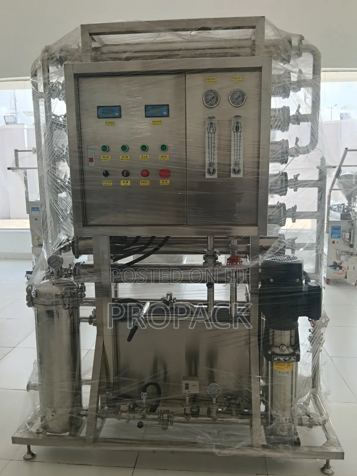 Reverse Osmosis Machine – 2000lph 8 Membranes