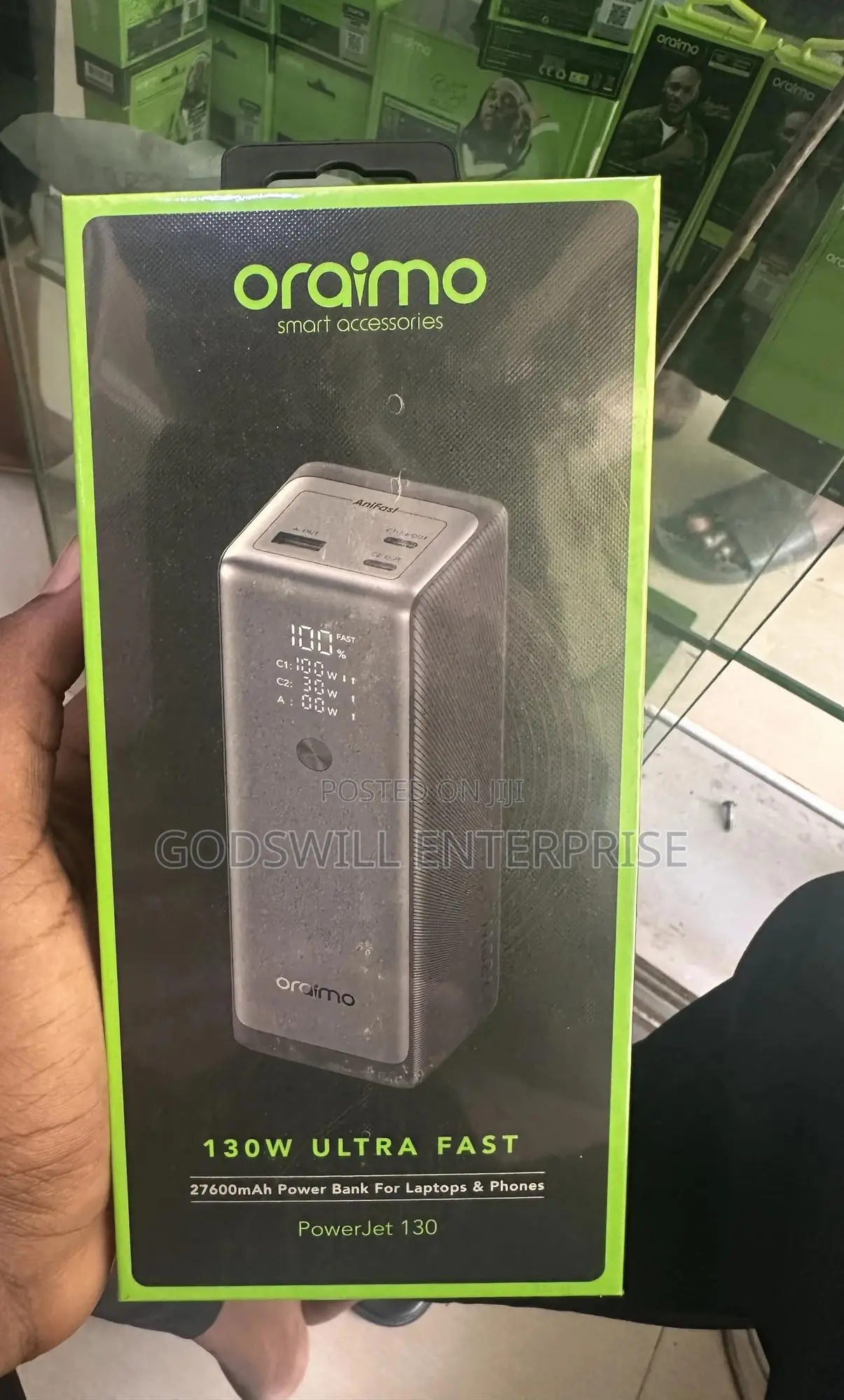 130w Oraimo Powerjet 130 (27,600mah Power Bank)