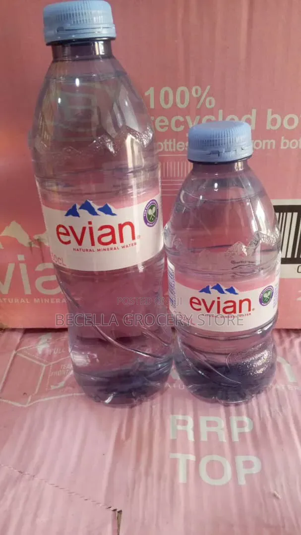 Evian Natural Mineral Water 33cl ×24