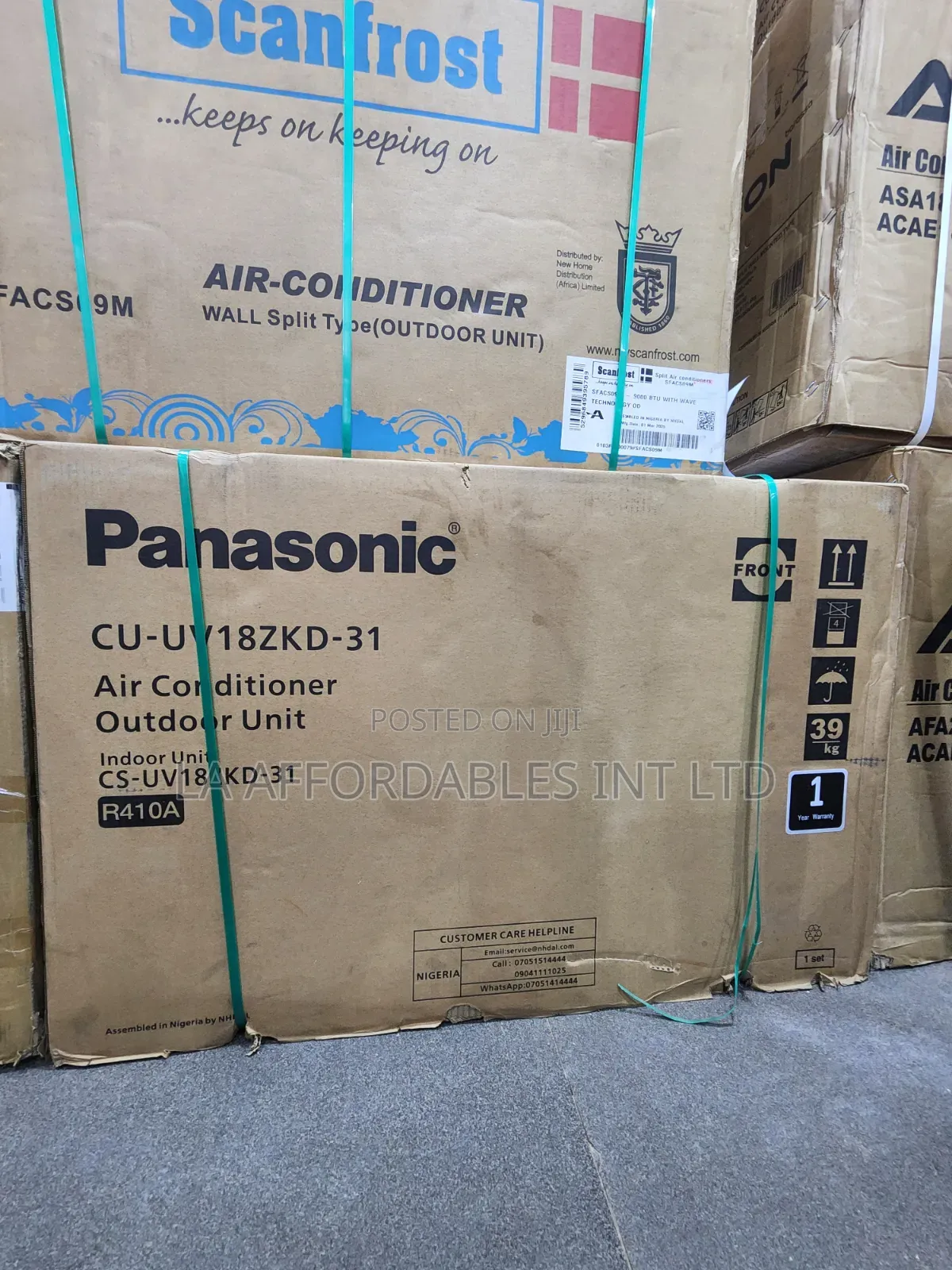 Panasonic 2hp Air Conditioner. Model: Cu-Uv18zkd-31