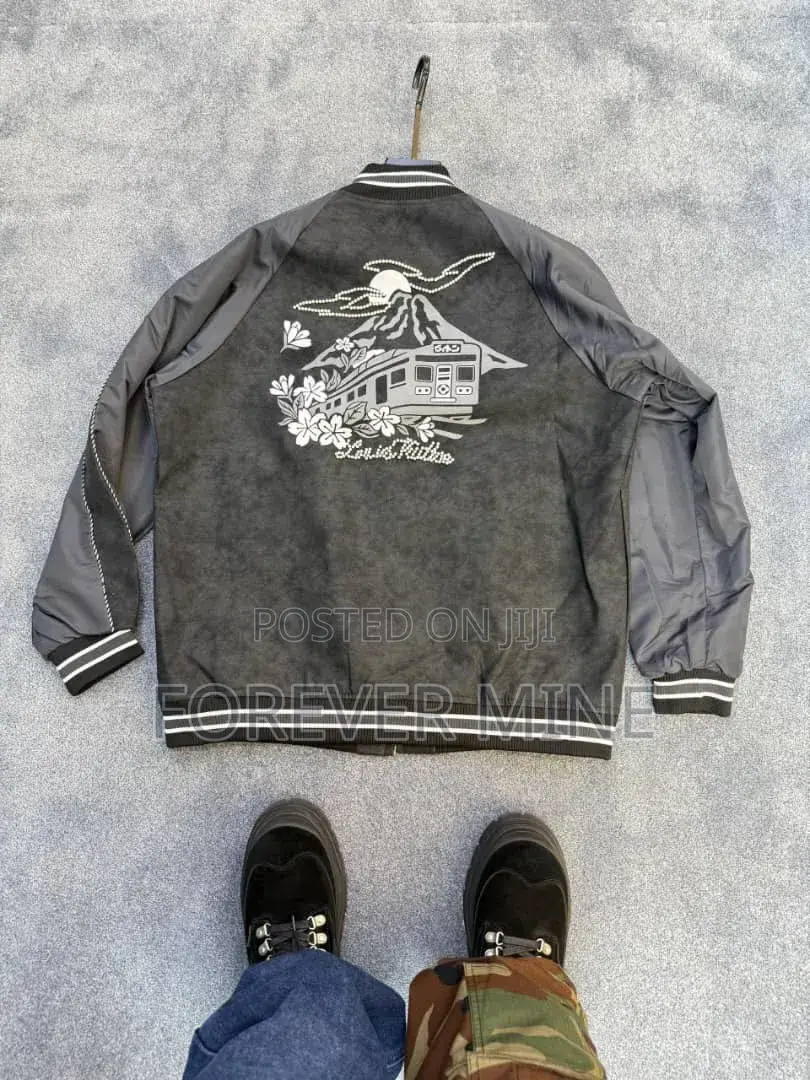 Luxury Designer Inspired Varsity Jacket Suede Bomber Jacke